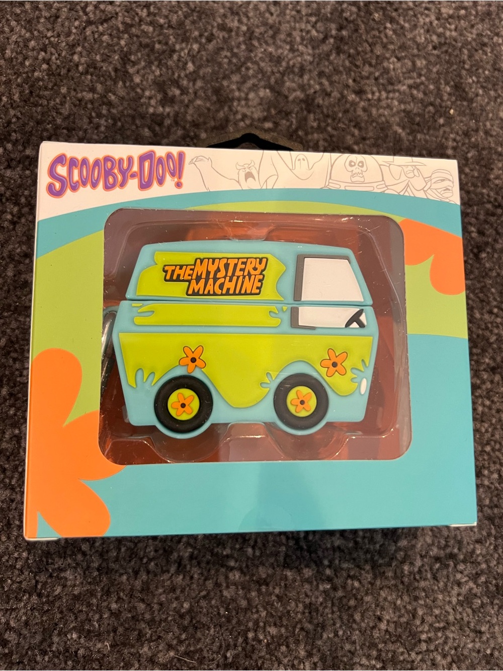 Scooby Doo Mystery Machine AirPods Pro Silicone Case with Carabiner Clip NIP NIB